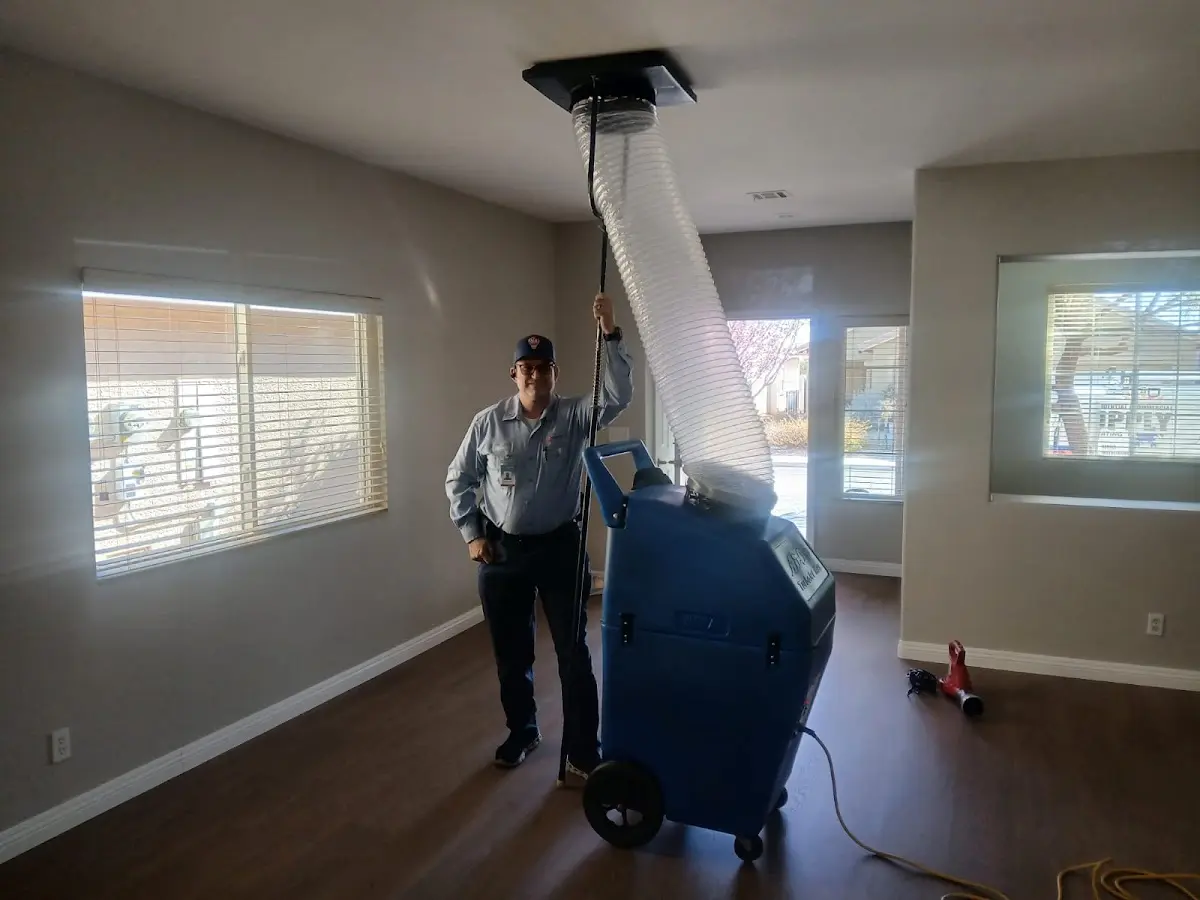 Professional Dryer Vent Cleaning work inside a Welcome home